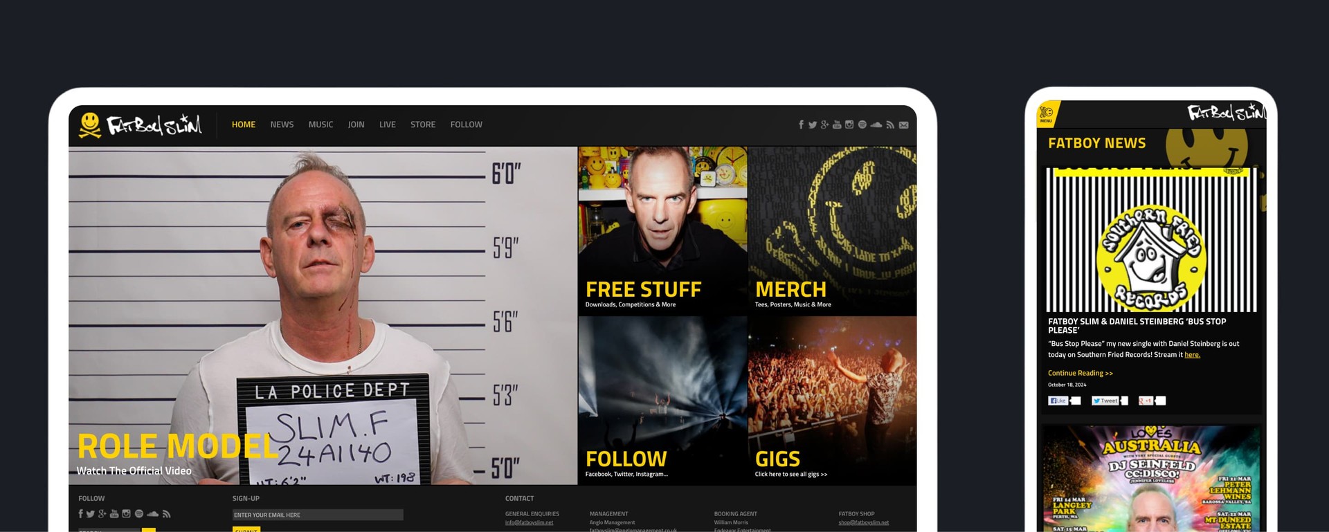 Fatboy Slim Official Website