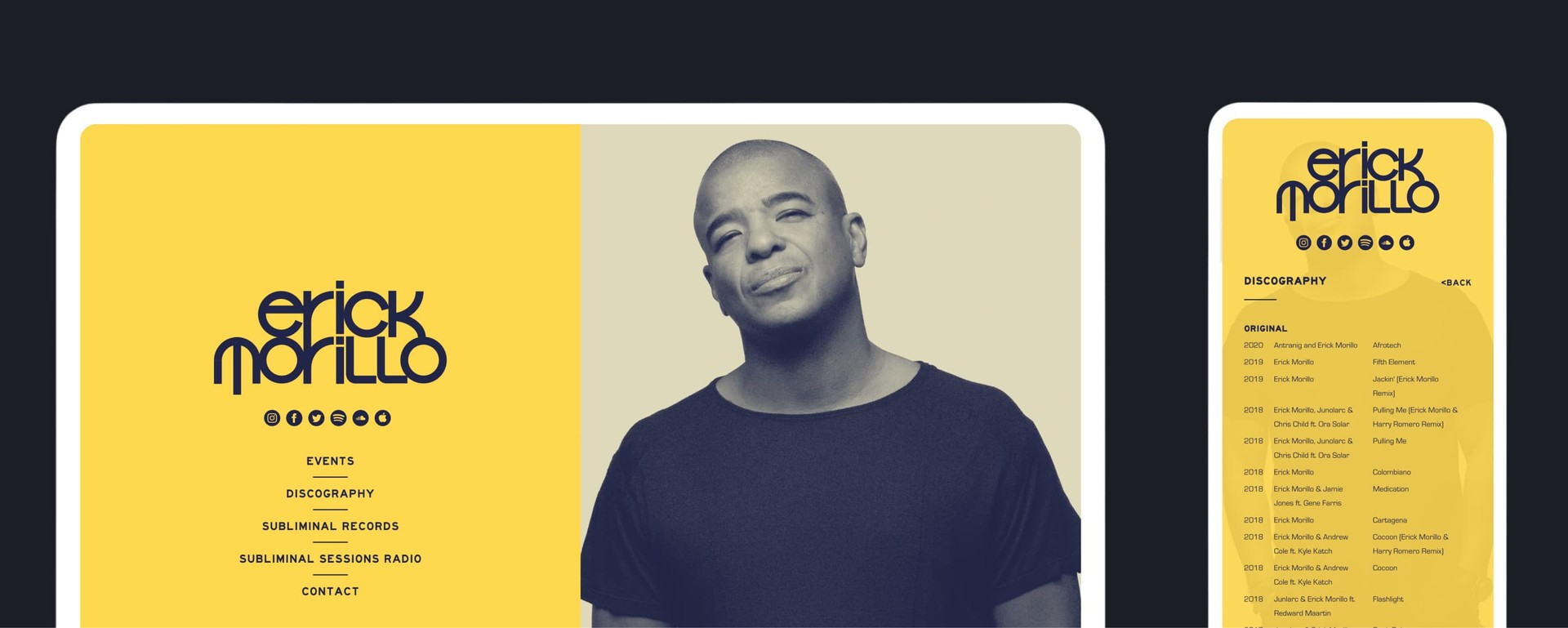Erick Morillo Official Website